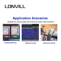 Modules de lecteur de codes QR 1D 2D à balayage automatique OEM Scanner de codes à barres à montage fixe programmable automatique pour casier de livraison