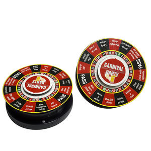 Aangepaste Plastic Elektronische Party Roulette Wiel Drinken Order Roulette Spel