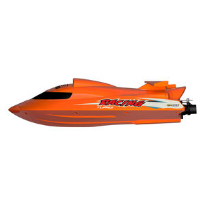 Bateau de course haute vitesse 2,4 GHz de niveau professionnel avec 3 modes de vitesse, réinitialisation automatique et avertissement intelligent pour les compétitions de course sur lac - Product Image 2