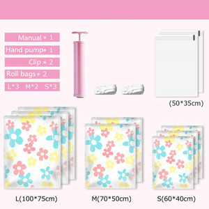 10 pcs Sacco A Vuoto <span class=keywords><strong>per</strong></span> I Vestiti di Grandi Dimensioni Sacchetto Di Immagazzinaggio Compresso Risparmio di Spazio con Pompa - Product Image 2