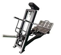Appareil de musculation assis multi-poignées à chargement par plaques, avec rail guidé, coussin d'épaule réglable, amortisseur à ressort, en acier de sécurité commercial