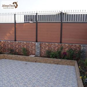 Dễ Dàng Lắp Đặt Nhôm Ngoài Trời Wpc Không Đào Hàng Rào Cho Vườn - Product Image 3