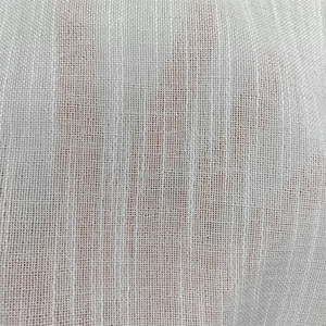 Tissu <span class=keywords><strong>Voile</strong></span> Transparent en Polyester à Rayures Élégantes Effet Crêpe Scintillant pour Rideaux de Salon – Vente en Gros - Product Image 6