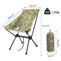 Chaise de Camping ultralégère, chaise d'extérieur, oreiller gonflable et sac de transport pour Camping pêche sac à dos