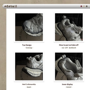 <span class=keywords><strong>Scarpe</strong></span> sportive XSHX Paris Heavy Industry Dirty Torre in EVA e gomma con doppio cinturino a ragno e chiusura in velcro per ragazzi e ragazze, ideali per l'autunno - Product Image 4