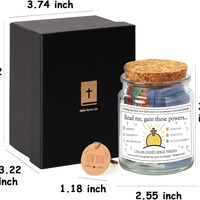 Stock Prière Bible Verset Pot Souhait Verre Bocal Bible Versets Cadeaux Souhait Bouteille Décoration De Bureau Cadeau Bible Verset Journal En Gros