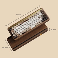 Clavier de jeu mécanique MU01 68 touches RGB Bluetooth 5.0/2.4G sans fil/filaire USB-C, hot-swappable, PBT, programmable 1000Hz, nouveau
