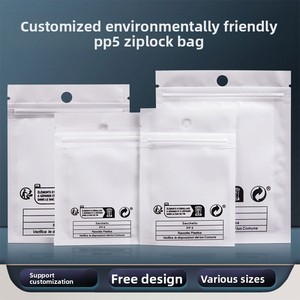 Nouvelle réglementation espagnole Sac en plastique nacré Yin Yang Bone Xiyin Temu Avertissement <span class=keywords><strong>anti</strong></span>-suffocation Logo de protection de l'environnement - Product Image 2