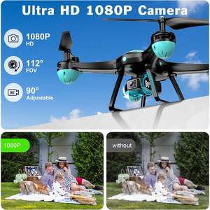 Dron Hiturbo JY013 con Cámara 1080P 2.1MP, Giroscopio de 6 Ejes, Mantenimiento de Altitud, Arranque con una Tecla, para Principiantes, Control Remoto de Plástico Negro, Quadcopter - Product Image 3