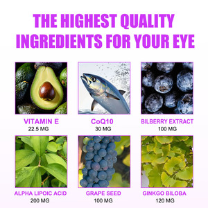 Gomitas Premium de Saúco con Taurina, Quercetina, Magnesio, B12, Potentes Nutrientes para los Ojos, Ginkgo Biloba, Apoyo Ocular - Product Image 3