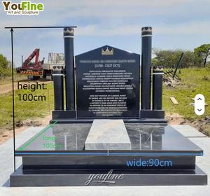 Lápida Vertical <span class=keywords><strong>de</strong></span> Granito Natural Negro YOUFINE con Diseño <span class=keywords><strong>de</strong></span> Libro - Product Image 6