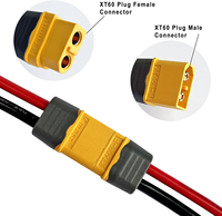 Connecteurs XT30 XT60 XT90 mâle/femelle plaqués or, connecteurs en T haute intensité pour batteries LiPo, connexions de câbles d'alimentation pour l'aviation RC