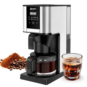 2024 New Design Professional Smart Stainless Steel Design Drip Coffee Maker With Grinder