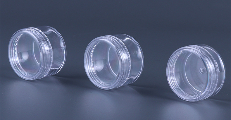 5g 10g 15g 20g Homay High Quantity clear Small Plastic Jars with Cap Can of Face Cream for Traveling