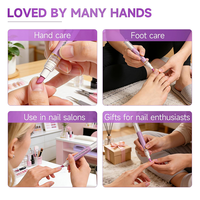 Poussoir à cuticules et stylo à huile à marque privée, dissolvant doux pour cuticules sèches et abîmées, stylo de soin des ongles à l'huile de jojoba et à la vitamine E