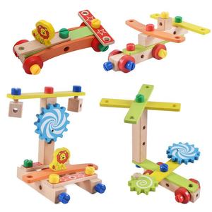 Jouets éducatifs <span class=keywords><strong>Montessori</strong></span> pour enfants, ensemble de chaises et outils de designer, cadeaux en bois écologiques à faire soi-même, unisexe, à partir de 3 ans, pour le développement - Product Image 4