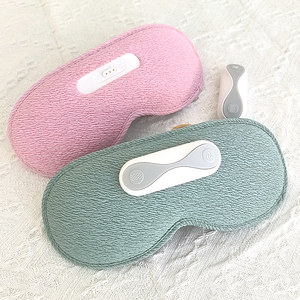 Masque chauffant électrique Bluetooth pour les yeux, température réglable, tissu en coton super doux, nourrissant, anti-poches, sans fil - Product Image 6