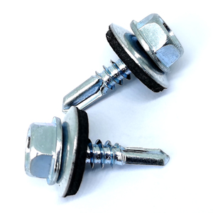 Vis autoperceuse galvanisée à tête hexagonale Tek 6.3X65 DIN 7504, zincée - Product Image 3