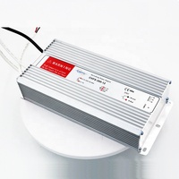 Transformateur LED étanche IP67 AC/DC CHUHAN, alimentation électrique 300W, sortie simple 220VAC 12V/24V 25A/12.5A 50-60Hz, boîtier en aluminium