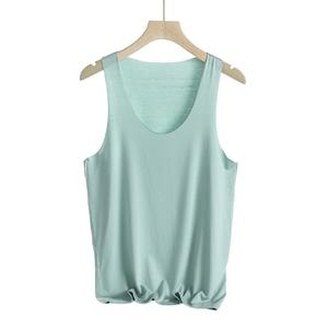 TKAN156D XXL Camiseta sin mangas con tirantes para gimnasio para hombre Logotipo OEM Algodón Spandex Anti-tejido Liso Deporte Culturismo Fitness Correr de punto - Product Image 2