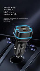 Cargador Inalámbrico para Auto de 75W, Cargador Rápido PD con Doble Puerto Tipo C para Apple, Conector de Cambio - Product Image 6