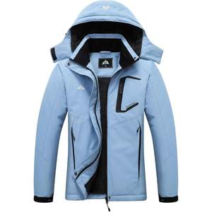 Veste de ski pour femme Moerdeng, imperméable, à capuche, manteau d'hiver, isolation synthétique, veste de snowboard - Product Image 1