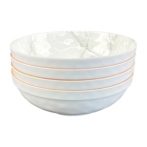 Nhà Cung Cấp Từ Nhà Máy Bộ Bàn Ăn Bát Trộn Melamine Salad Trái Cây Bằng Nhựa Bát Phục Vụ Melamine Có Nắp In Không Gian Giáng Sinh - Product Image 1