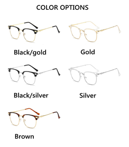 Nuevos fabricantes <span class=keywords><strong>de</strong></span> moda, marco <span class=keywords><strong>de</strong></span> metal semimetálico, bisagra <span class=keywords><strong>de</strong></span> metal, almohadilla <span class=keywords><strong>de</strong></span> silicona <span class=keywords><strong>para</strong></span> la nariz, gafas anti luz azul, venta al por mayor - Product Image 5