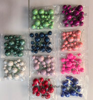 20 pièces/sac Boules décoratives pour gâteau, Kit de décoration de gâteaux, Outils de décoration de gâteaux pour mariages, anniversaires et fêtes