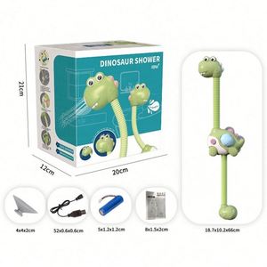 Jouet de bain dinosaure pour bébé USA Mairun avec douchette et pulvérisateur d'eau rechargeable - Emballage en boîte couleur en plastique sans BPA pour enfants - Product Image 2