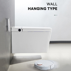 Fashion Sanitary Ware Color Smart Wc square Shape Ceramic Intelligent <strong>Bidet</strong> Wall Mounted Toilet Bowl Automatic Smart Toilet - Product Image 2