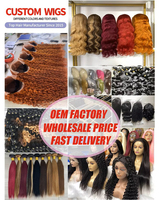 Extensions de cheveux humains vierges brésiliens ondulés de 8 à 30 pouces, qualité supérieure, tissage double trame de luxe, vente en gros