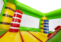 Château Gonflable Marque Crocodile Amusement et Structure de Jeu Durable Intérieur/Extérieur