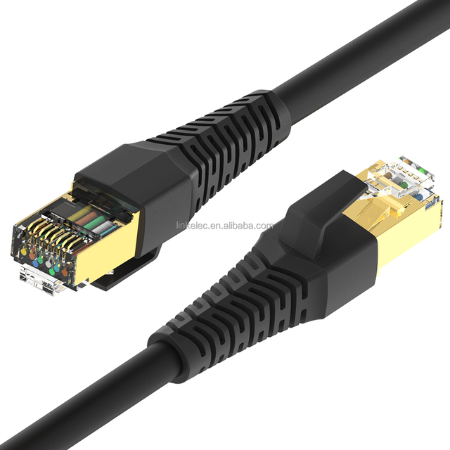 Cat8 Ethernet Cable High-Speed 2000Mhz RJ45 Weatherproof SFTP UV Resistant Outdoor Indoor Use Router Modem PC Gaming PS5 Xbox