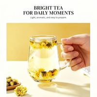 Thé aux bourgeons de chrysanthème séchés de qualité supérieure, boîte de 40g, bourgeons frais cueillis à la main, séchés au soleil naturellement, tisane florale pour la boisson quotidienne au bureau