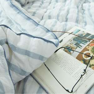 Stile della corea tintura del Filato di cotone tessuto seersucker tessuto Inverno trapunta morbida dolce duvet - Product Image 3