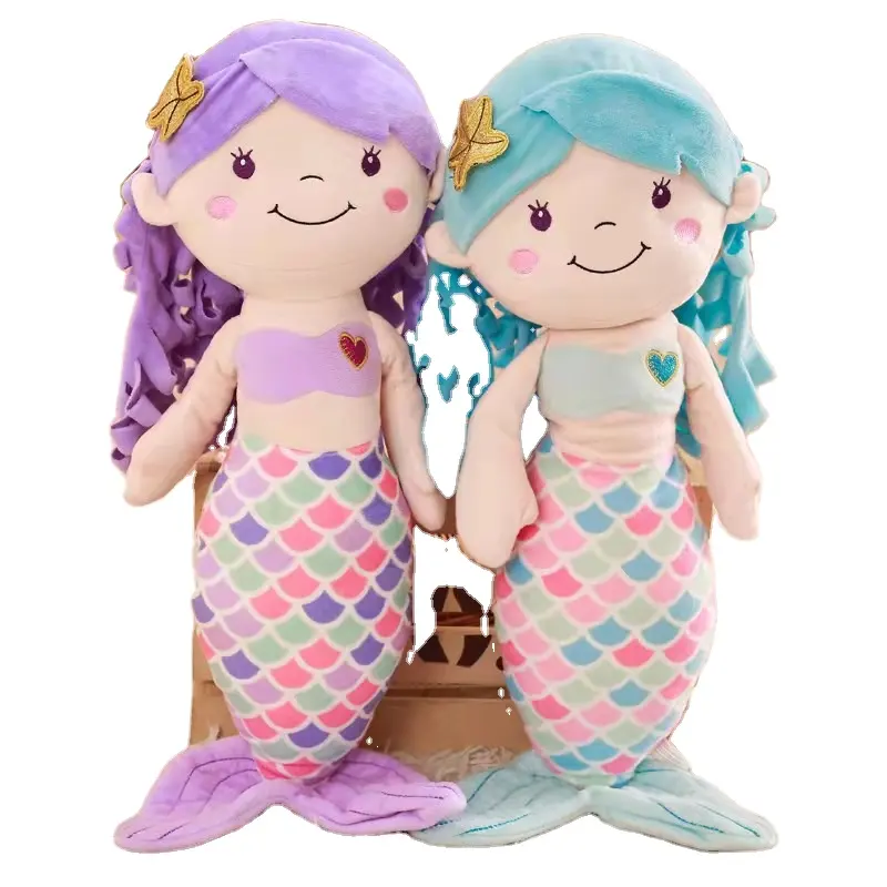 Prezzo di fabbrica più venduto personalizzato 30cm sirena peluche Boutique simpatiche bambole sirena per ragazze e bambini regali di compleanno