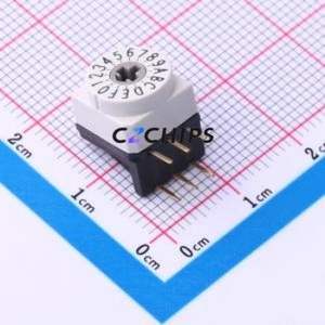 MDR-16H Rotary Encoder Switch Through hole Component (THT) Switch 16 True Code - Product Image 1