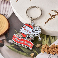 Porte-clés personnalisé avec logo, porte-clés en métal imprimé en 3D, badge, porte-clés émaillé, fournisseur de quincaillerie pour porte-clés