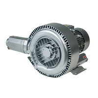 2.2kw haute pression vortex pompe à air ventilateur régénératif 3hp double étage vortex anneau ventilateur eaux usées et eaux usées