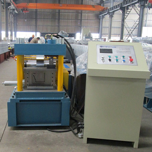 Hot bán Trung Nguyên kim loại tự động máng xối kênh cuộn tạo thành máy với 5.5KW động cơ 20 m/min tốc độ Mitsubishi PLC điều khiển - Product Image 3