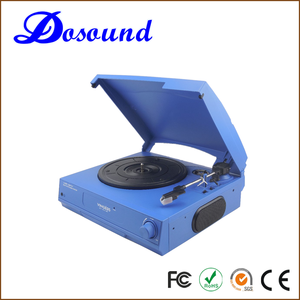 Виниловый проигрыватель для пластинок LP с Bluetooth, граммофон, фонограф, настраиваемый проигрыватель со встроенными динамиками и функцией записи - Product Image 3