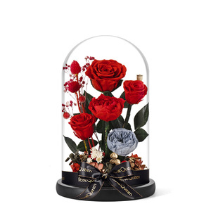 <span class=keywords><strong>Rose</strong></span> Stabilizzate con Logo Aziendale Inciso al Laser, Ornamento Regalo di Alta Gamma con Colori Personalizzabili per Soluzioni Regalo <span class=keywords><strong>VIP</strong></span> Natalizie - Product Image 2