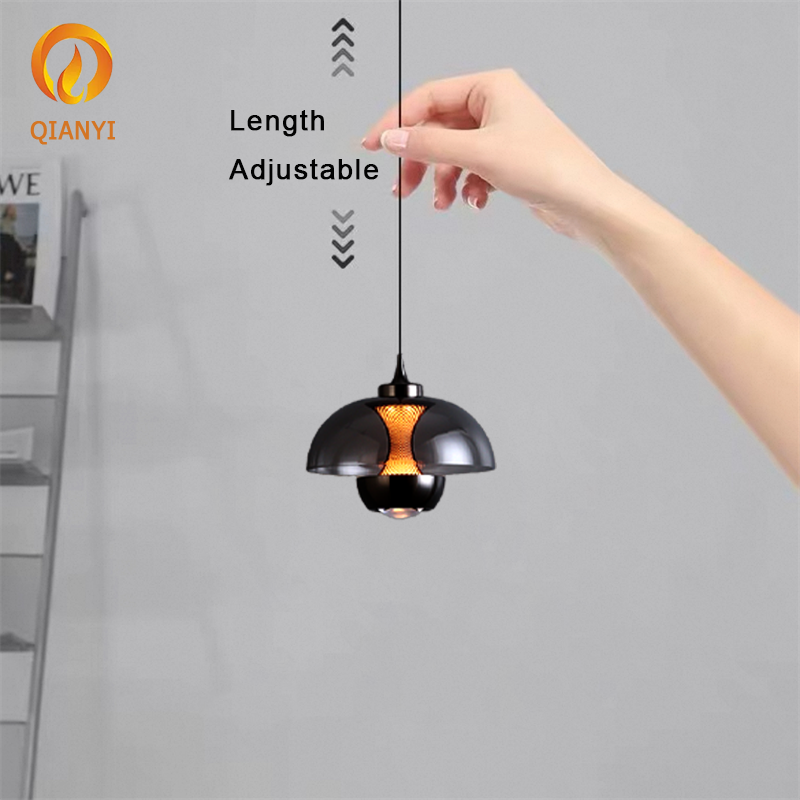 Modern Aluminum Light Luxury Dining Room Chandelier Home LED Advanced Sense Livingroom Lamp 85-265v 3CCT Pendants Lighting · image 5