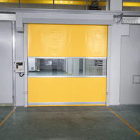 Portes rapides à enroulement latéral en PVC, technologie de pointe, modernes, étanches, pour atelier, ouverture électrique, personnalisables, livraison rapide