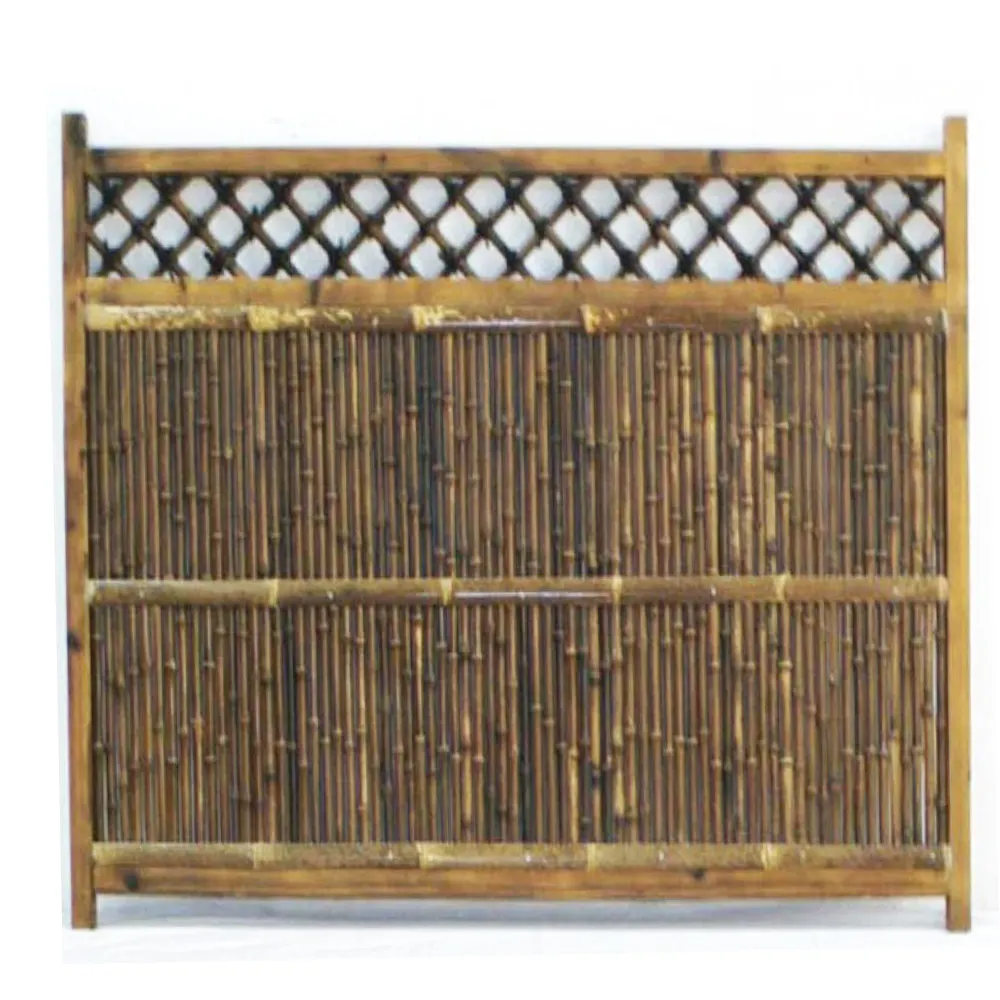 Produsen pagar bambu alami kayu tanpa Dig murah untuk kucing anjing