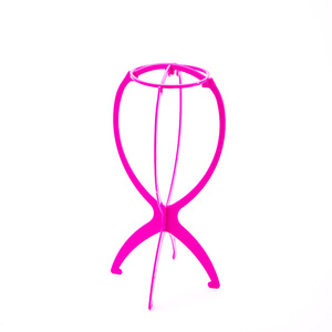 Nouveau type pas cher <span class=keywords><strong>prix</strong></span> vente chaude pliant portatif coloré en plastique perruque et chapeau présentoir fait main support de stockage rack - Product Image 4