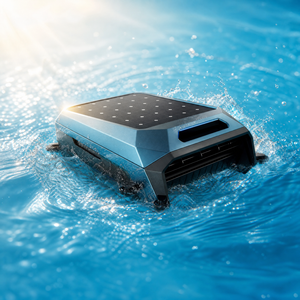 Robot Limpiafondos <span class=keywords><strong>de</strong></span> <span class=keywords><strong>Piscina</strong></span> Inalámbrico con Succión Automática <span class=keywords><strong>de</strong></span> Tabletas, Robot Limpiafondos Recargable Solar - Product Image 2