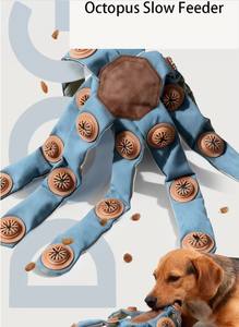 Özel Yavaş Besleme Ahtapot Köpek Zihinsel Gelişim Oyuncağı Yavaş Besleyici Bulmaca Ödül Dağıtıcı Çiğneme Oyuncağı - Product Image 2