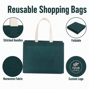 Richer Fujian Non Woven Reusable Tote <b>Bag</b> with Custom Logo Sublimation Print & Digital Printing Wholesale for Boutique & Retail - Product Image 4